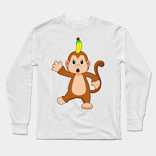 Monkey Banana Balancing Long Sleeve T-Shirt